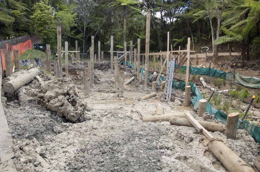 Finally a spell of fine weather helped dry things out a bit.