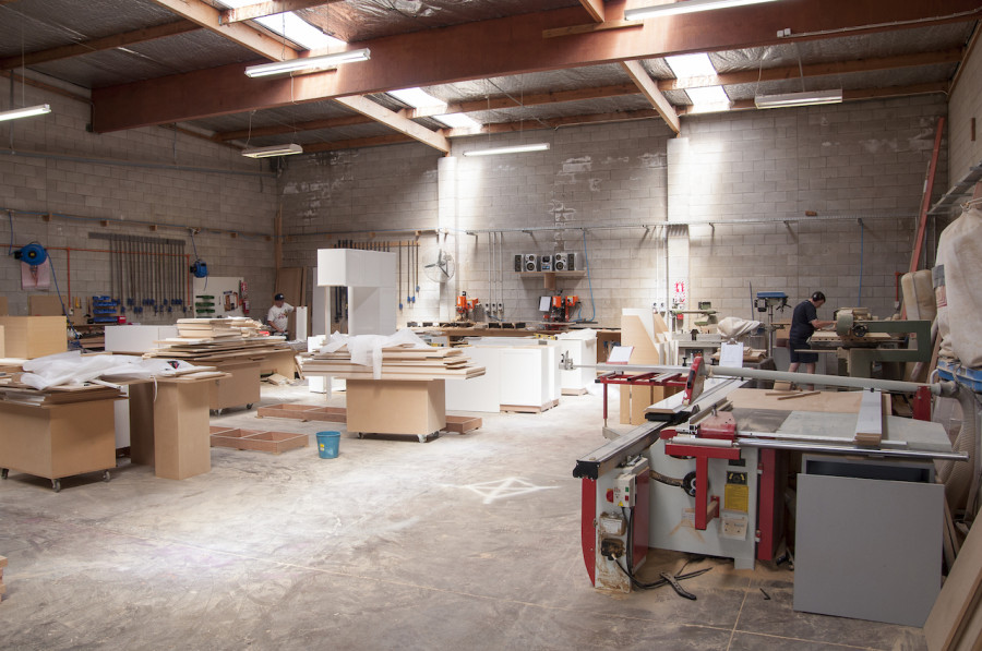 The DL Cabinetmaking factory in East Tamaki