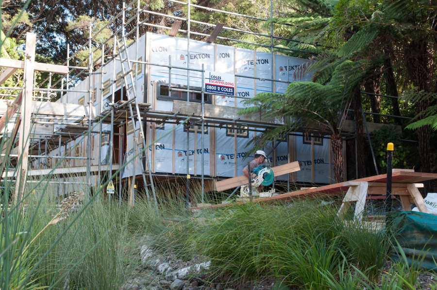 The first boards getting cut as the pod stands naked waiting to get dressed!