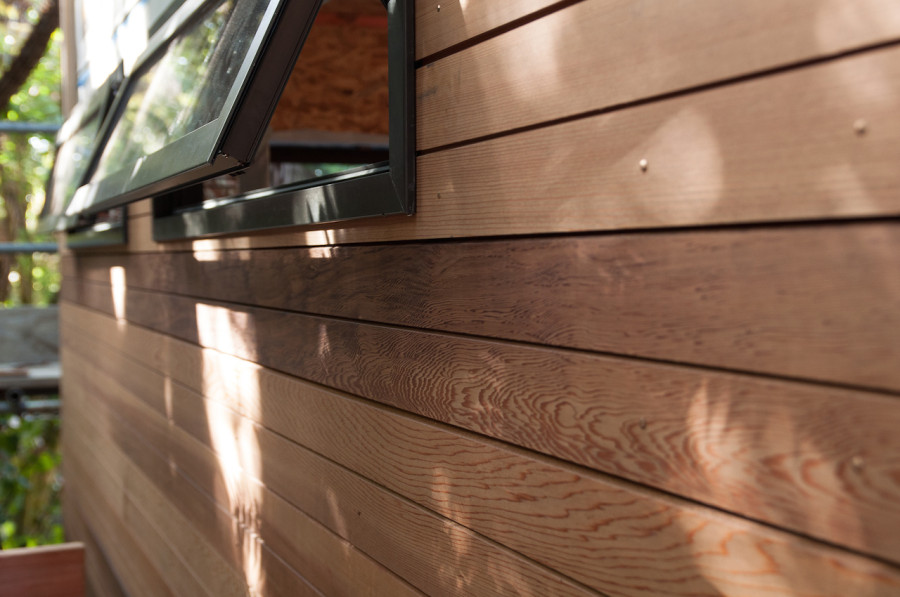 How beautiful is that cedar finish?!