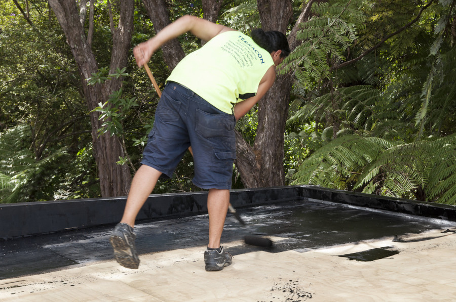 13. Ben and Kylie Dream Home Nuraply 3PM double layer torch on flat roof system