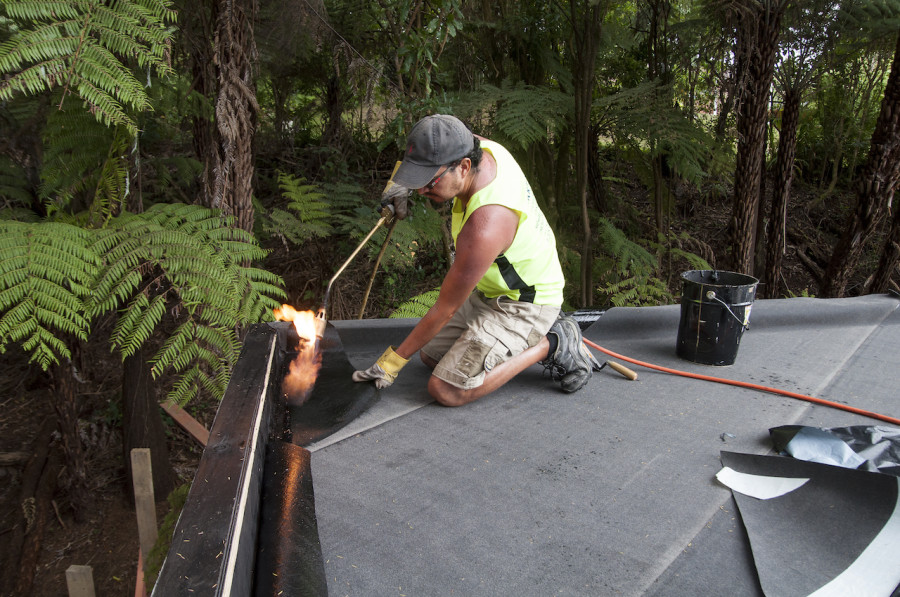 21. Ben and Kylie Dream Home Nuraply 3PM double layer torch on flat roof system