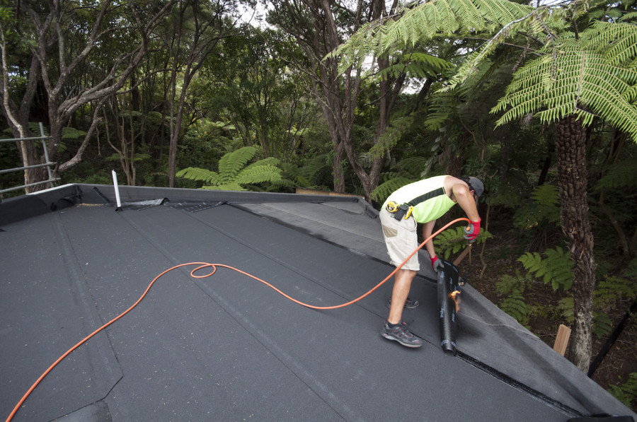 30. Ben and Kylie Dream Home Nuraply 3PM double layer torch on flat roof system
