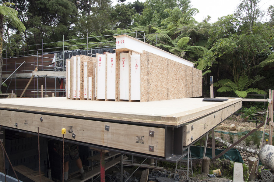 Ready for the SIPs panels to be erected. 